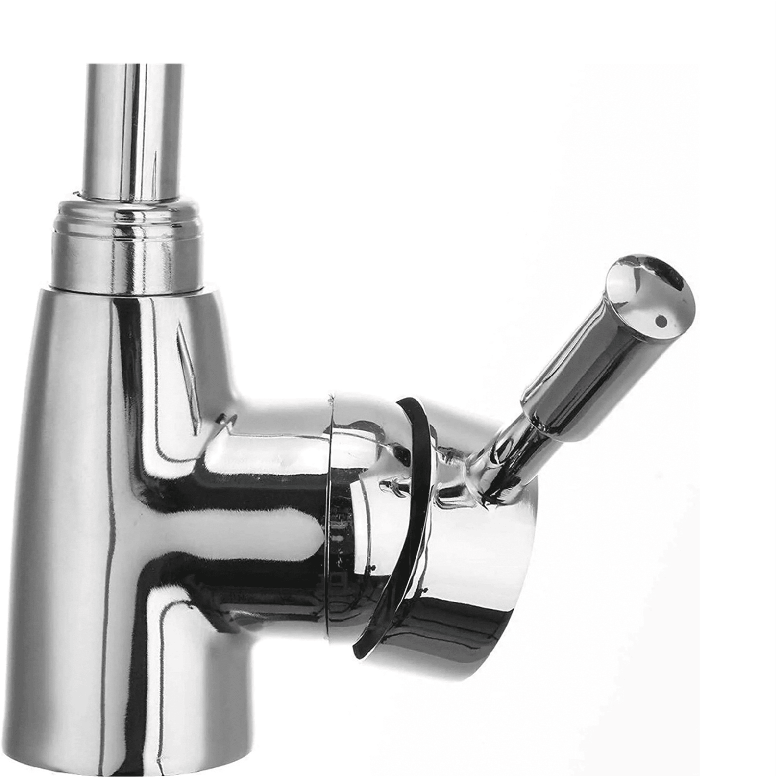 LLAVE INDIVIDUAL PARA LAVAMANOS NEGRO CUELLO FLEX