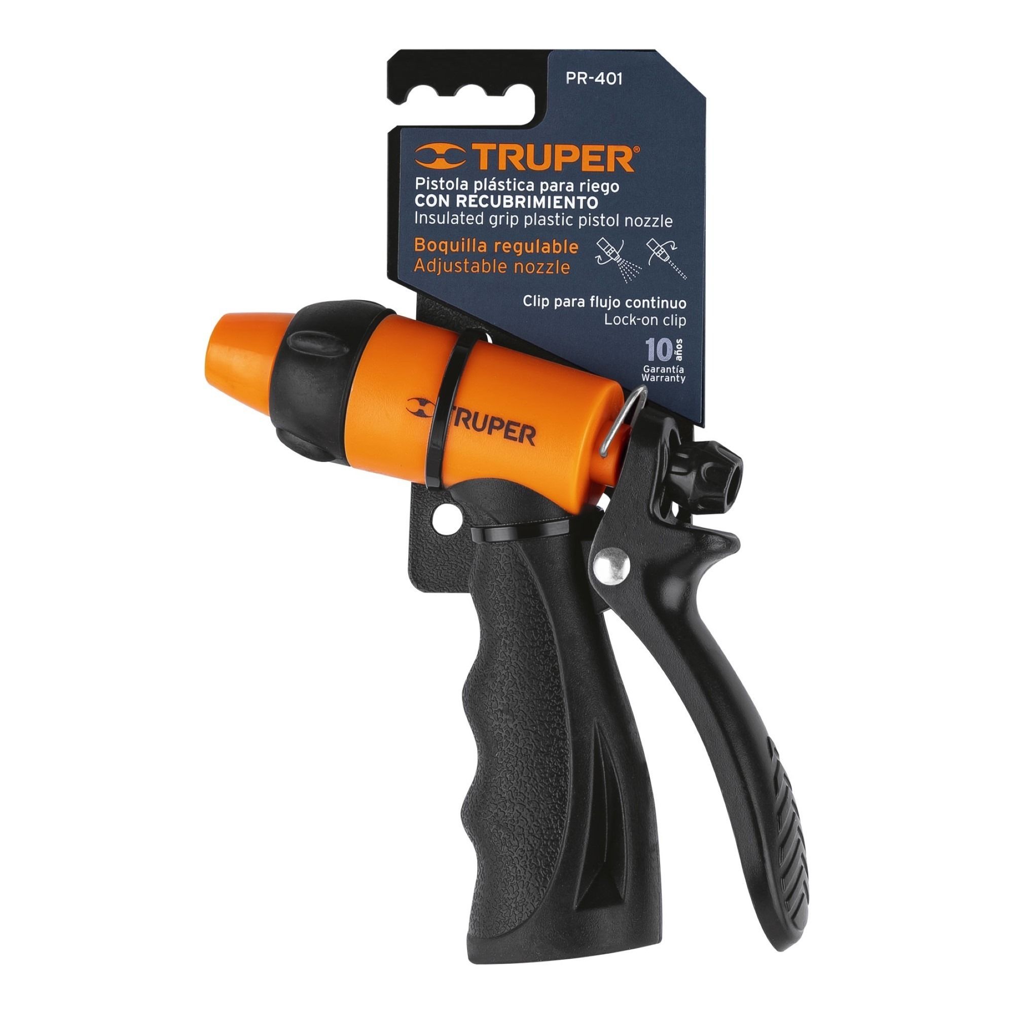 PISTOLA PLASTICA PARA MANGUERA DE AGUA