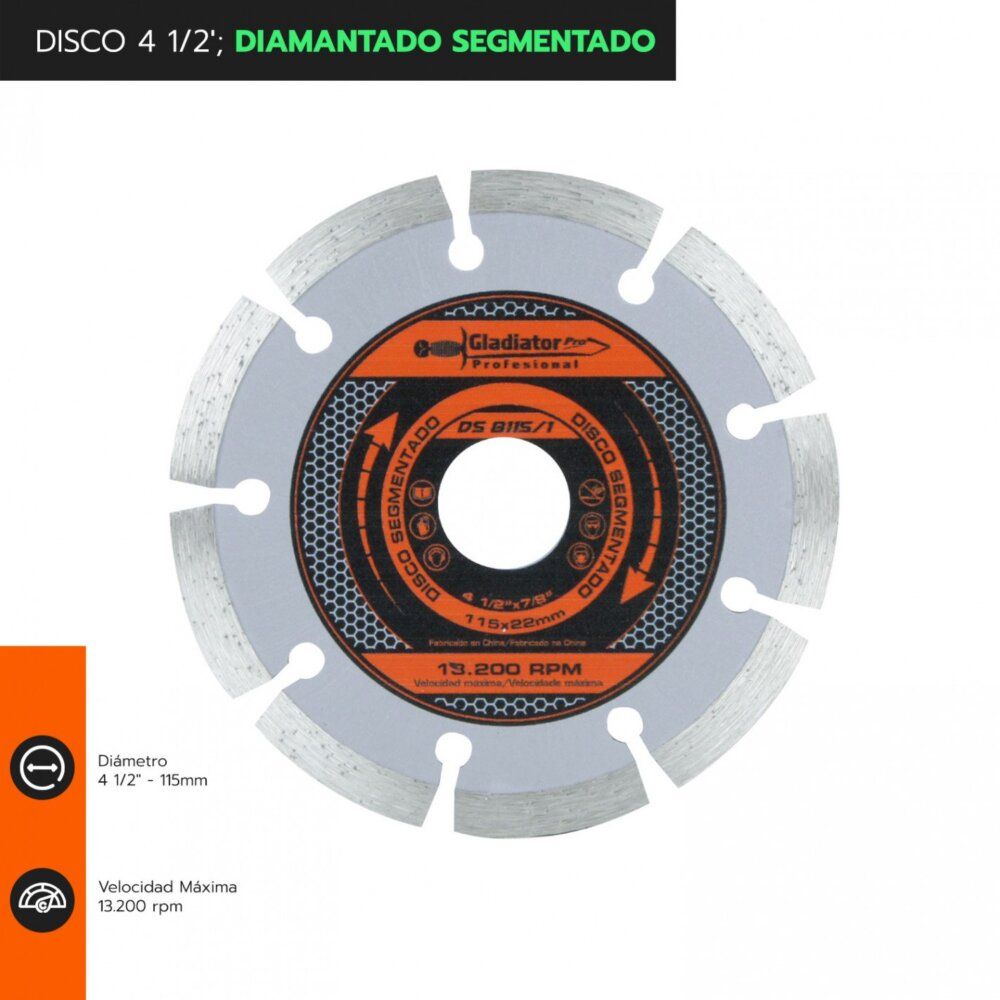 DISCO SEGMENTADO 4,5