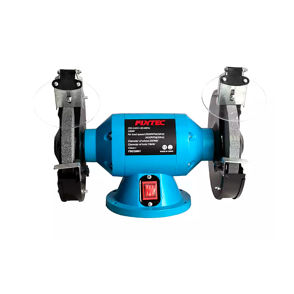 ESMERILADORA DE BANCO DE 8" 350W CON LAMPARA